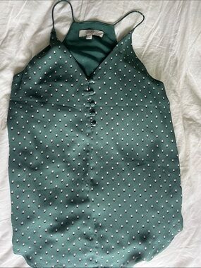 LOFT Emerald Green Blousy Cami